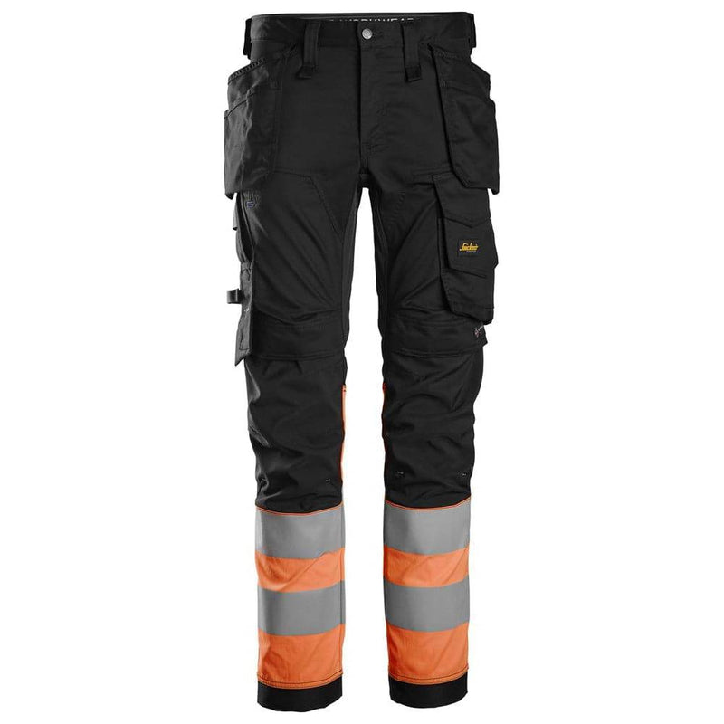 Snickers 6234 High-Vis Class 1 Stretch Trousers Holster Pockets