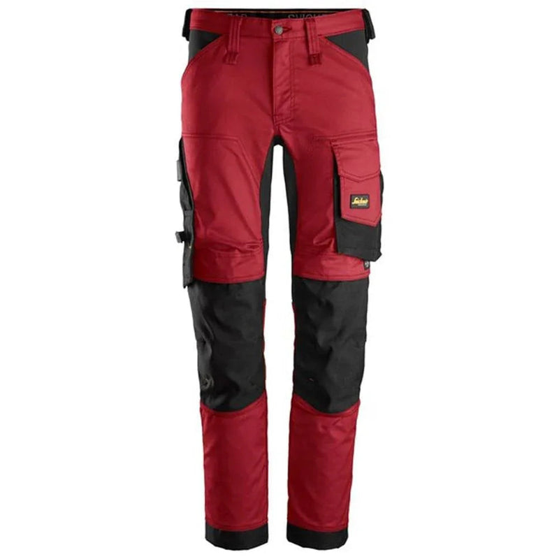 Snickers 6341 AllroundWork Stretch Trousers Red