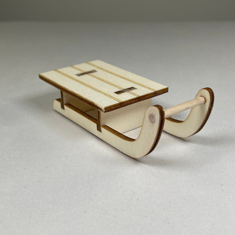 Winter Sledge - Handmade Ornament
