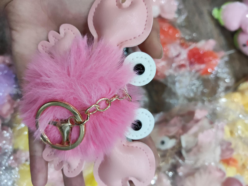 Cartoon Cute Crab Keychain Pendant