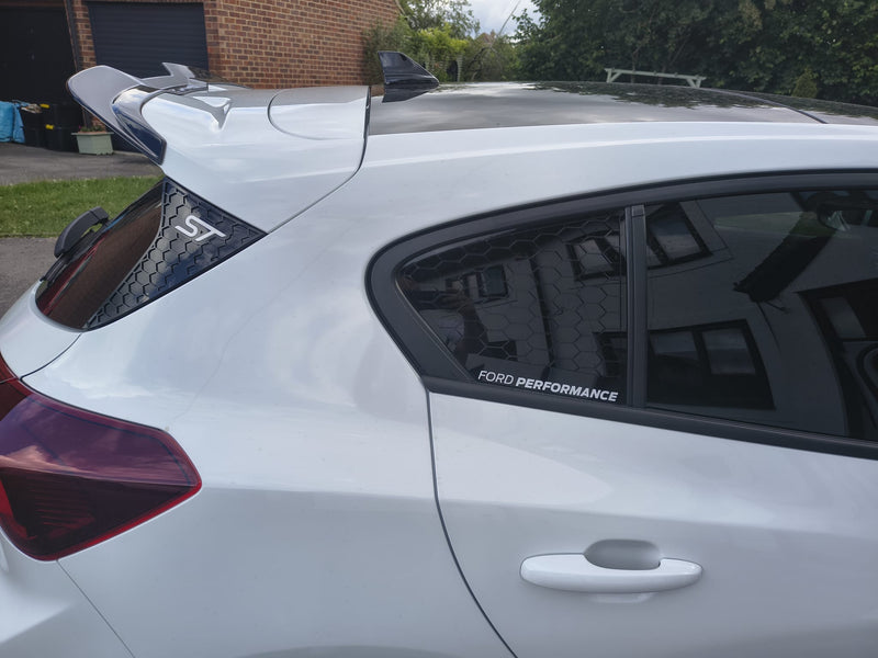 Ford Focus MK4 & MK4.5 (All Models) Rear Window Side Cover (Hex Design)