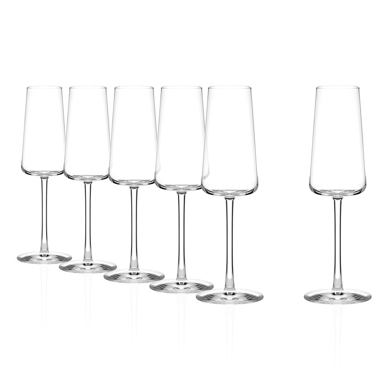 Stolzle Power Champagne Glasses - 240ml - Set of 6