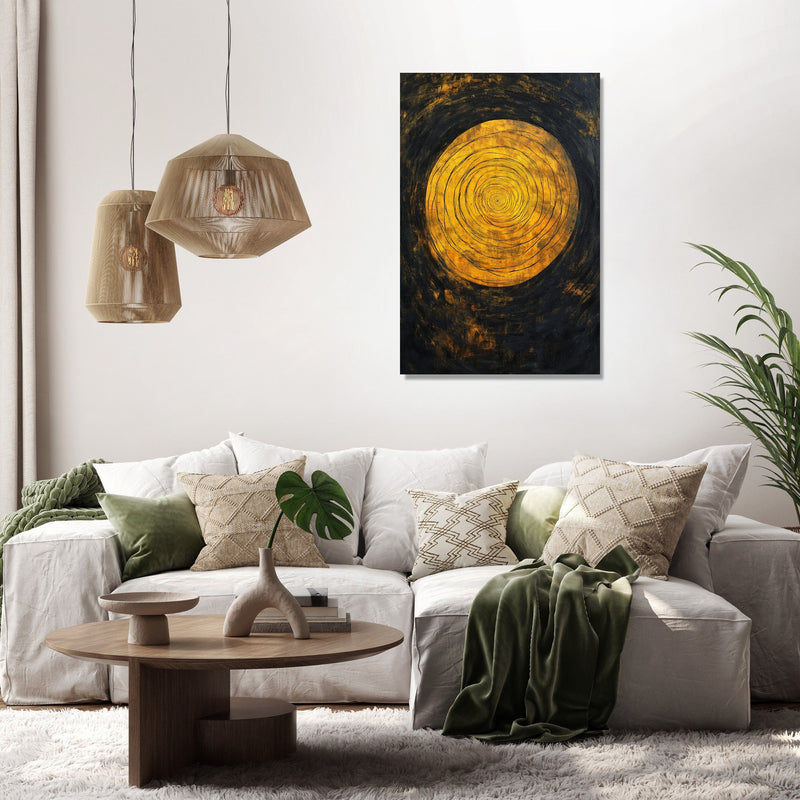 Spiralling Glow Canvas