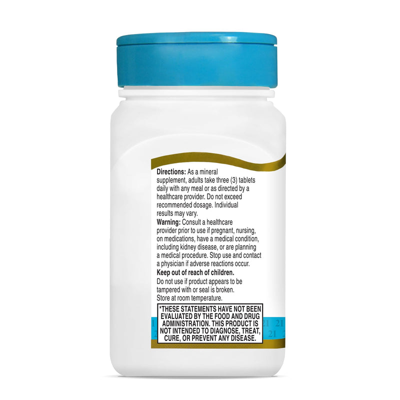 21st Century Cal Mag Zinc +D Tablets, 90 Count | Bone Health Support