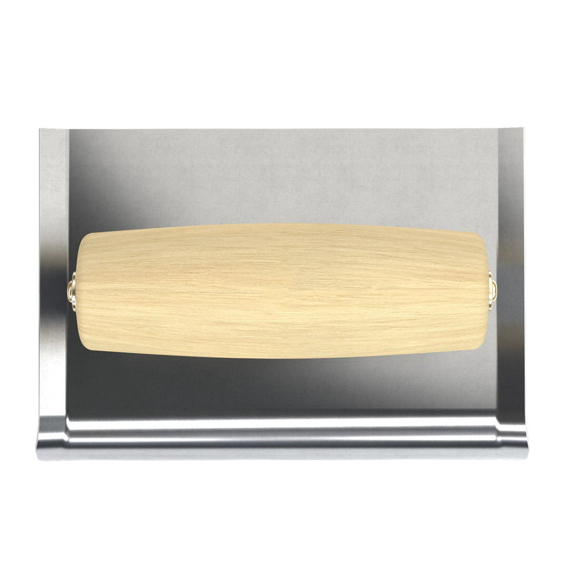 Bon Tool Curved End Concrete Edger - Wood Wave Handle
