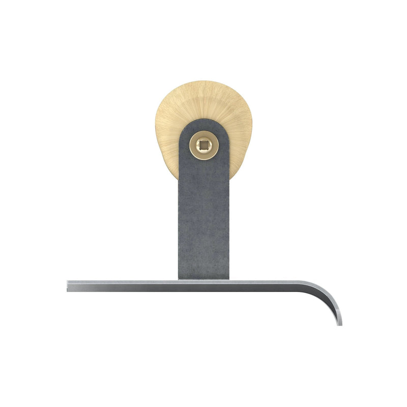 Bon Tool Curved End Concrete Edger - Wood Wave Handle