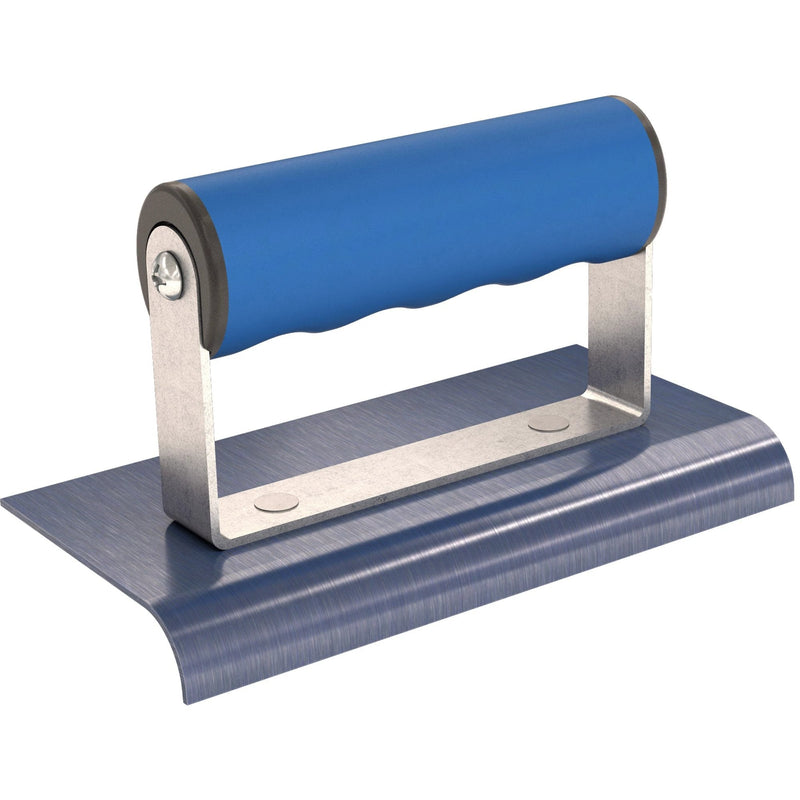 Bon Tool Blue Steel Sidewalk Edger - Comfort Grip Handle
