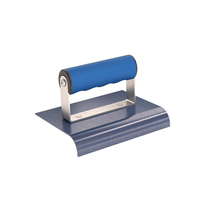 Bon Tool Blue Steel Sidewalk Edger - Comfort Grip Handle
