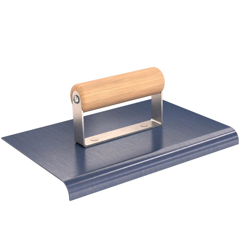 Bon Tool Blue Steel Sidewalk Edger - Wood Handle
