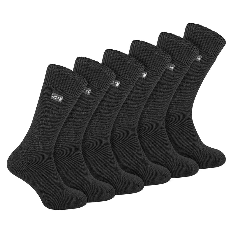Mens Thick Winter Thermal Socks with Seamless Toe (Multipack Options)