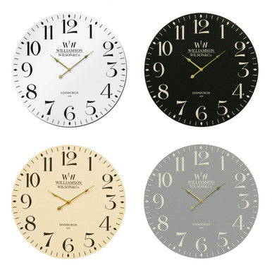Destini 60cm Dia Classic Grey Wall Clock