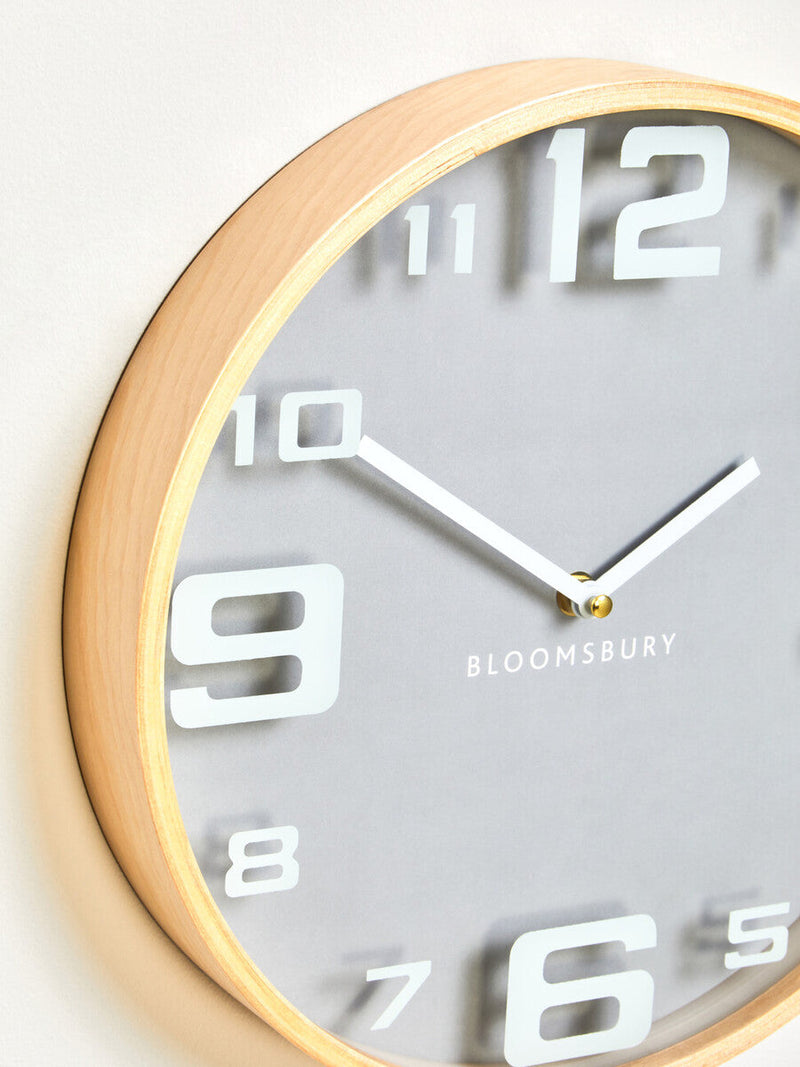 Vitus 31.5cm Dia Grey Wall Clock