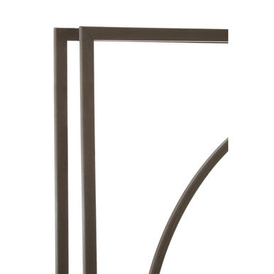 Trinity 105cm Dia Rust Finish Wall Clock