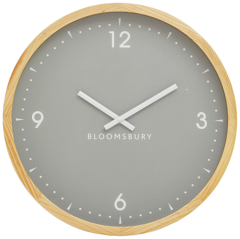 Vitus 50cm Dia Grey Wall Clock