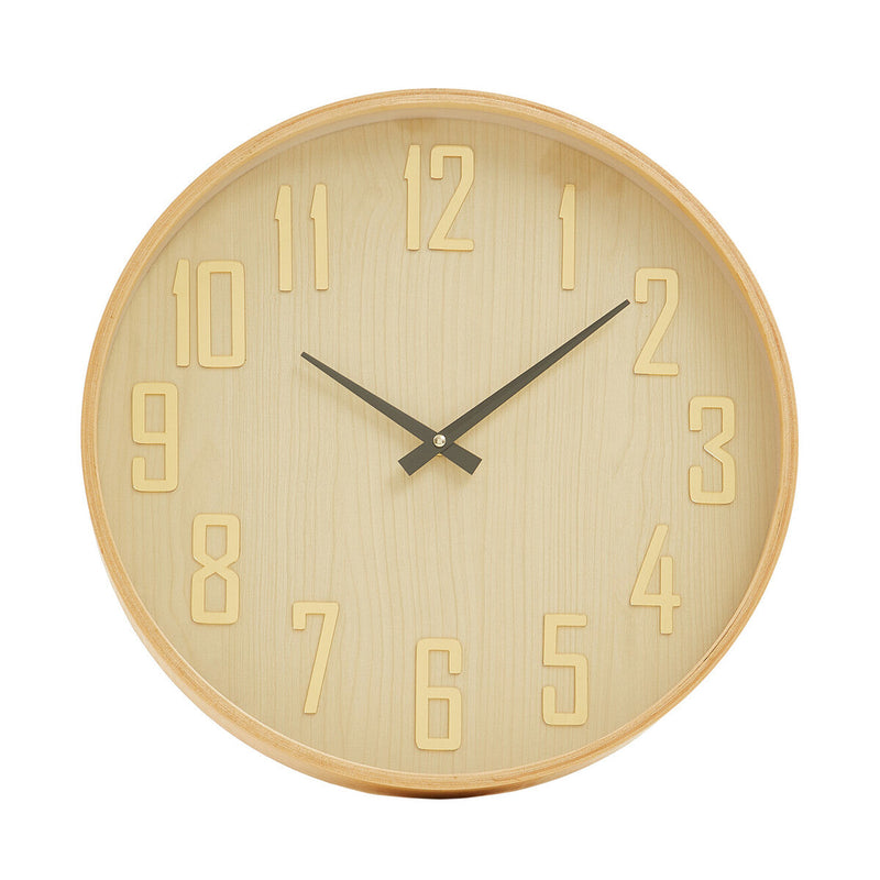 Vitus 40cm Dia Natural Wall Clock