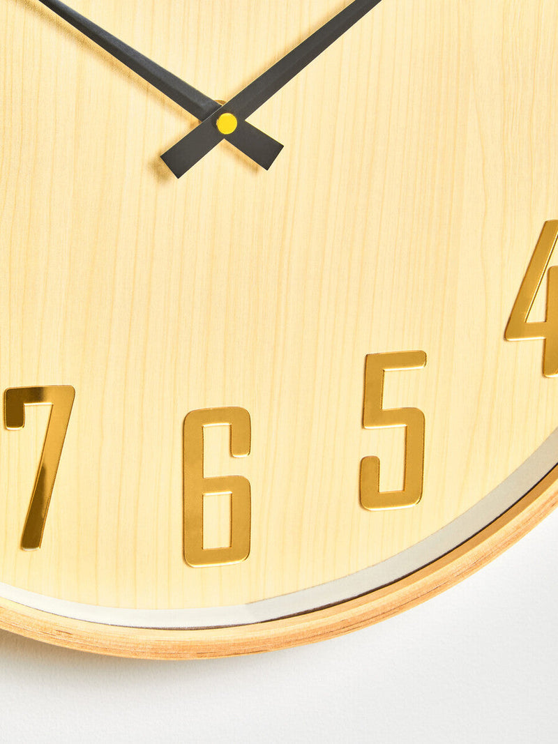 Vitus 40cm Dia Natural Wall Clock