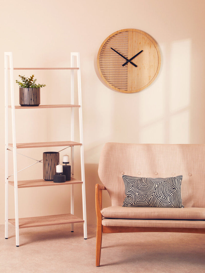 Vitus 60cm Dia Large Wooden Wall Clock