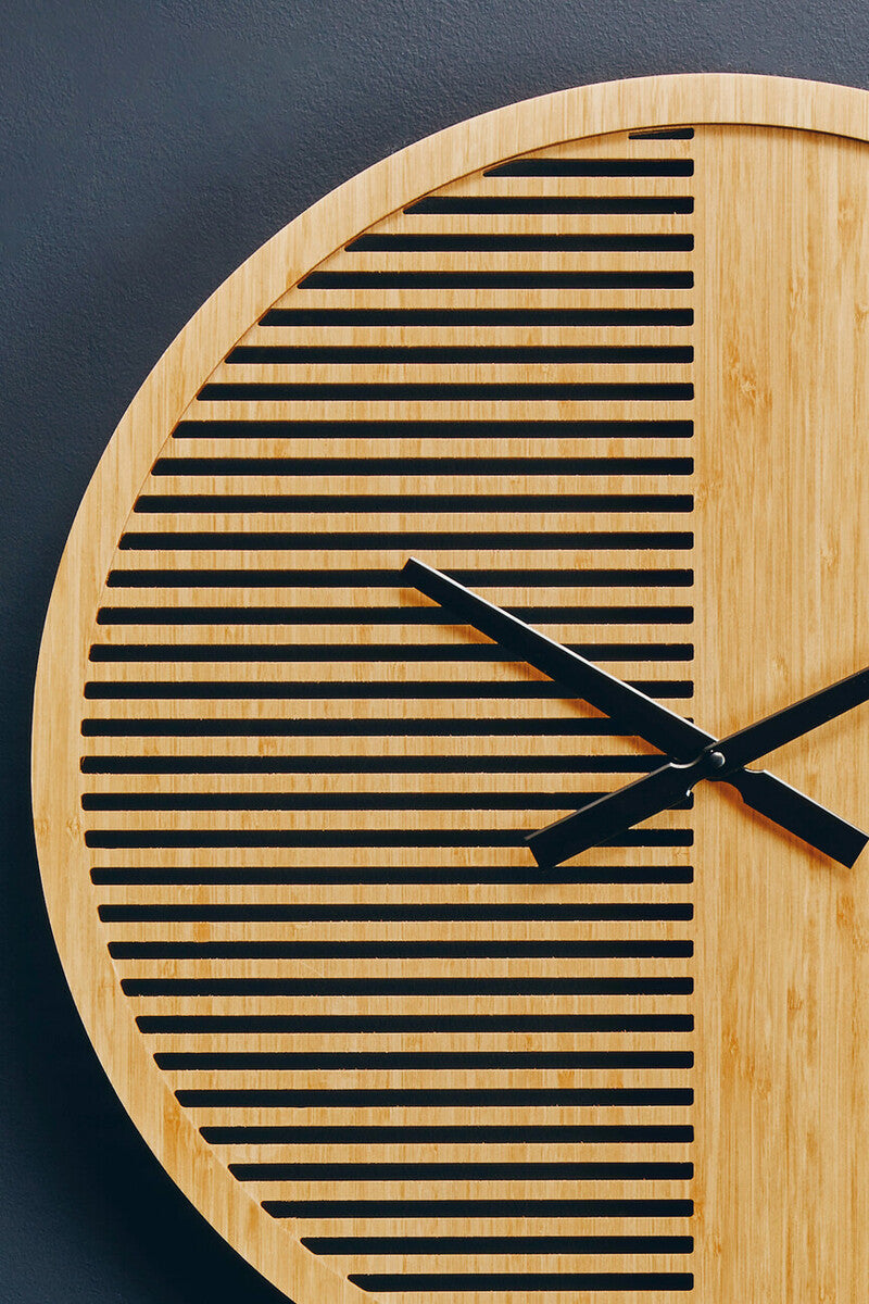 Vitus 60cm Dia Large Wooden Wall Clock
