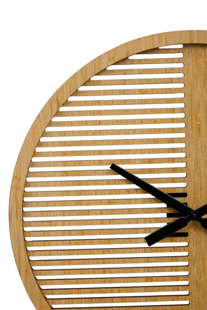 Vitus 60cm Dia Large Wooden Wall Clock