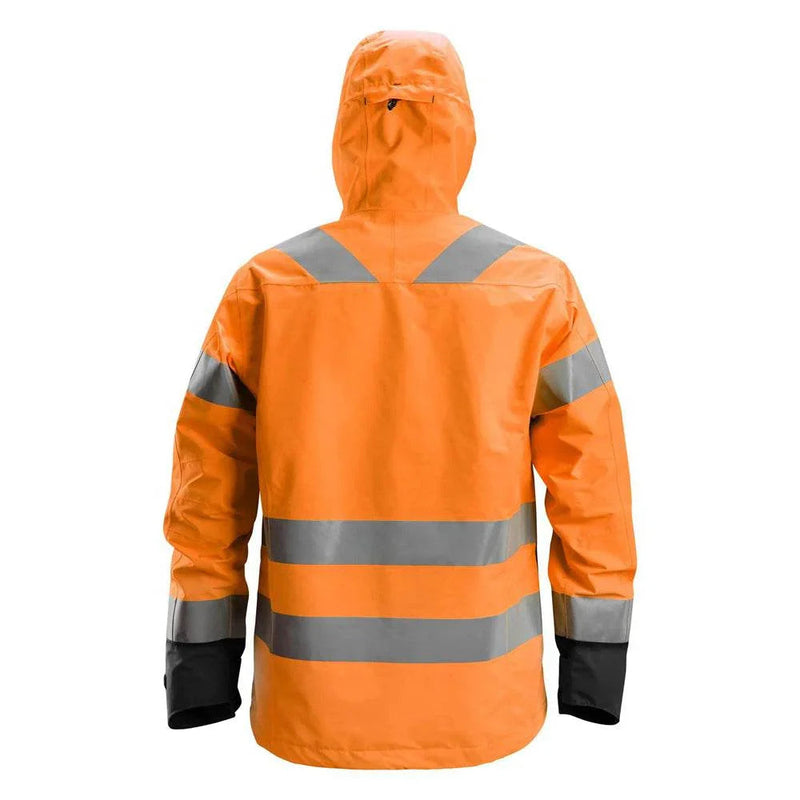 Snickers 1330 AllroundWork, Hi-Vis Waterproof Shell Jacket Class 3 Various Colours
