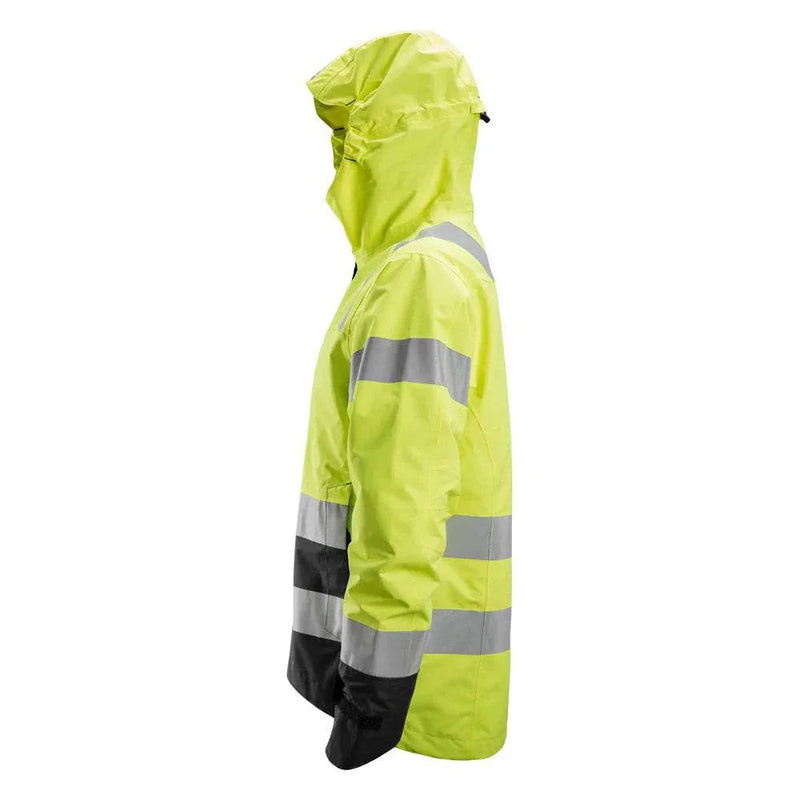Snickers 1330 AllroundWork, Hi-Vis Waterproof Shell Jacket Class 3 Various Colours