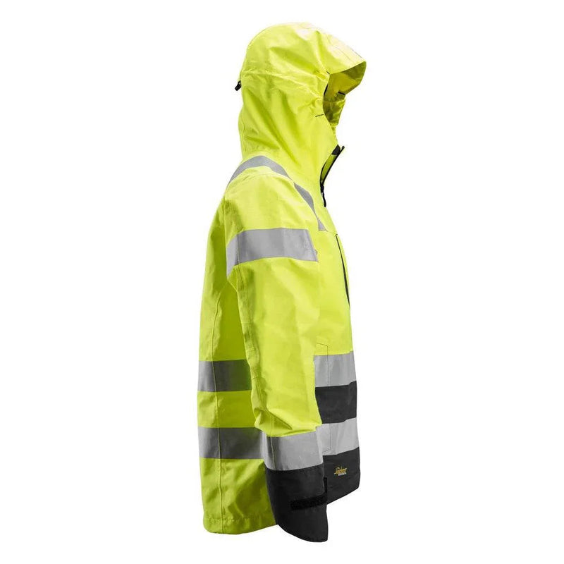 Snickers 1330 AllroundWork, Hi-Vis Waterproof Shell Jacket Class 3 Various Colours