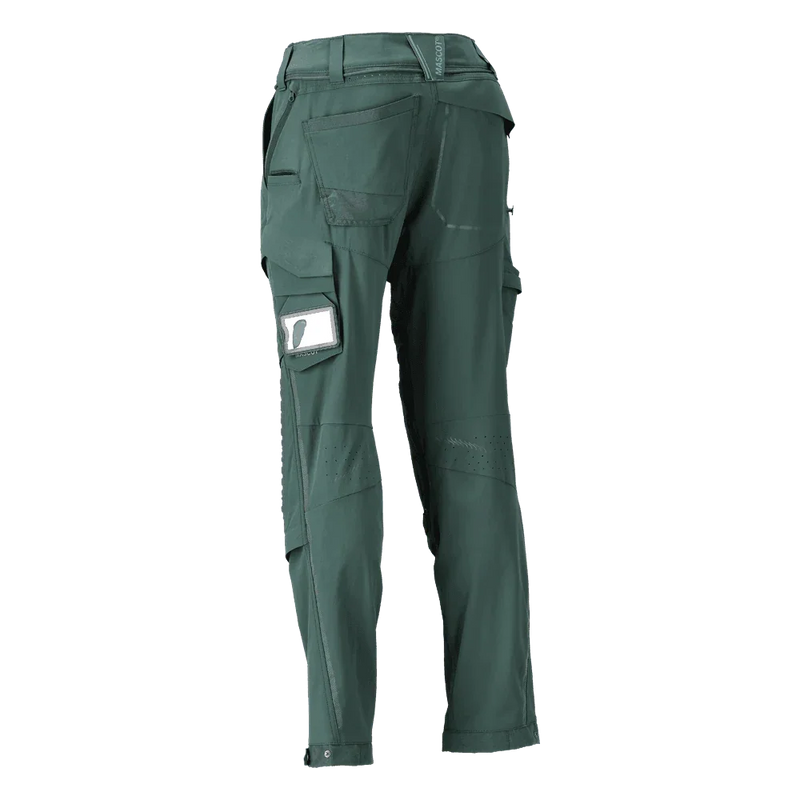 Mascot 22279 Ultimate Stretch Click System Pocket Trousers Forest Green