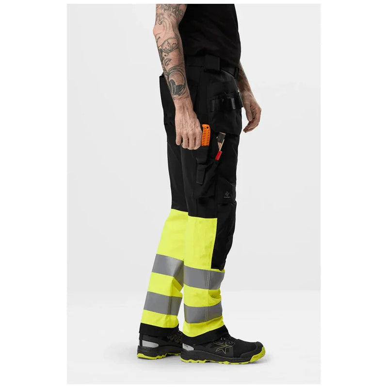 Snickers 6935 Hi-Vis Detachable Holster Pocket 4-Way Stretch Trousers Class 1