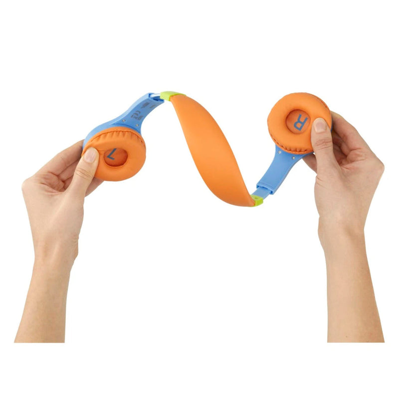 Hama Kids Guard On-Ear Wired Headphones, Blue/Orange
