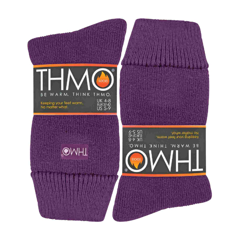 Ladies Thick Winter Thermal Socks with Seamless Toe (Multipack Options)