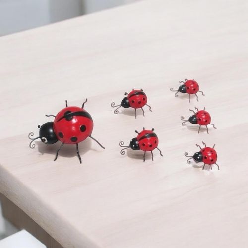 23/12/10CM SET 6 LADYBIRDS - InStock