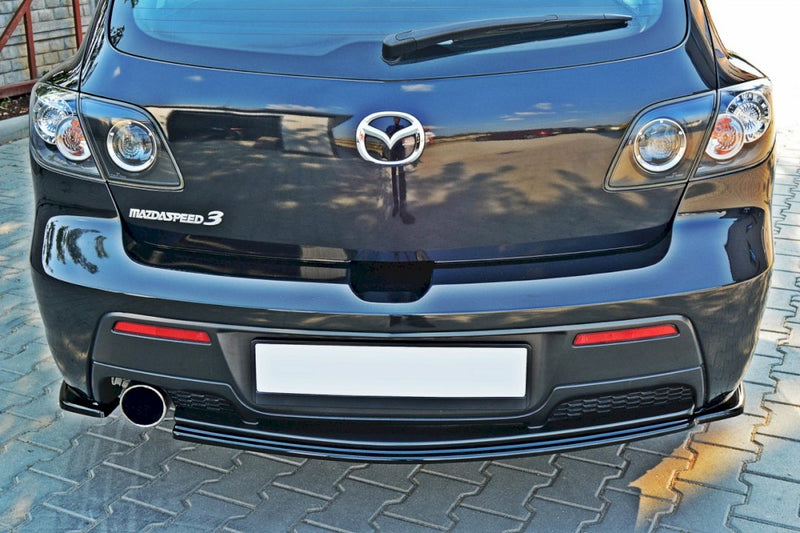 Maxton Design - REAR SIDE SPLITTERS MAZDA 3 MPS MK1 (PREFACE)