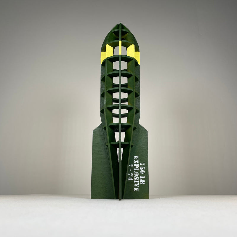 Prop WW2 Bomb  - Flatpack Model Kit