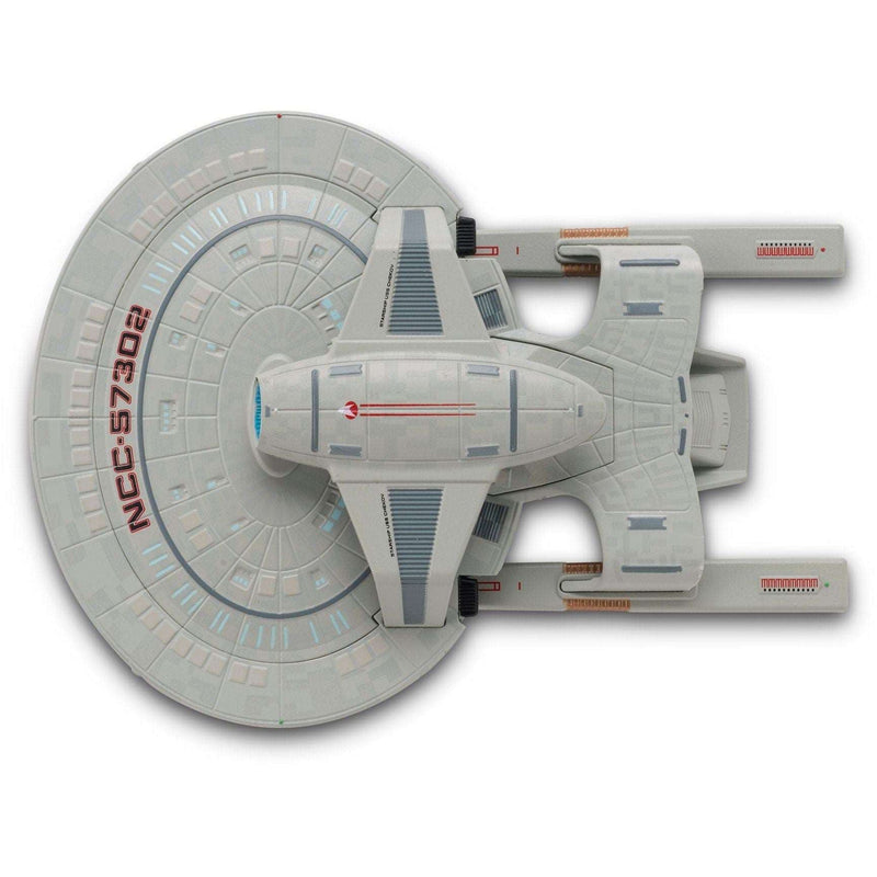 #110 U.S.S. Chekov Springfield Class Model Die-Cast Ship (Eaglemoss / Star Trek)
