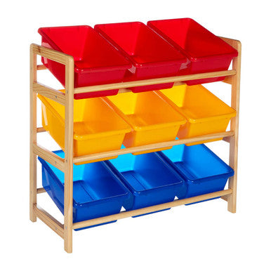Pixel Kids 3 Tier Pine Frame Storage Unit