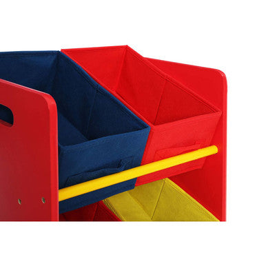 Pixel Red 3 Tier Unit | Kids Storage