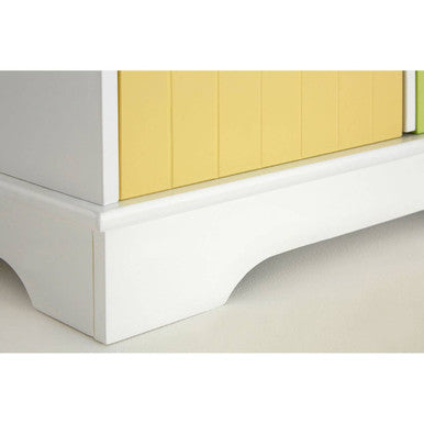 Kids White 4 Coloured Boxes Storage Unit | Isla