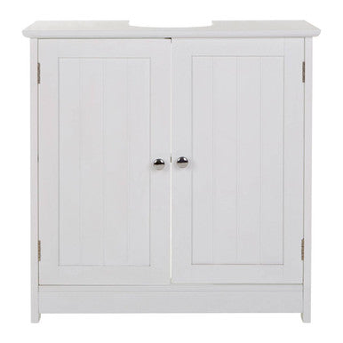 White 2 Door Under Sink Cabinet | Portland