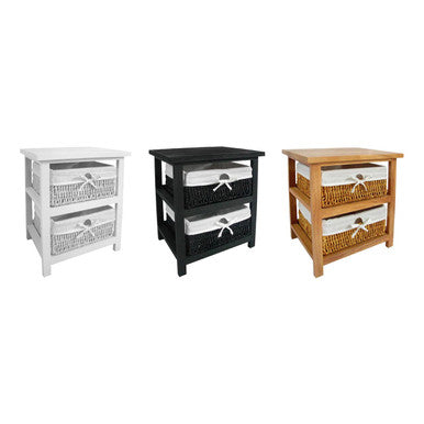 Honey 2 Baskets Storage Unit | Maize