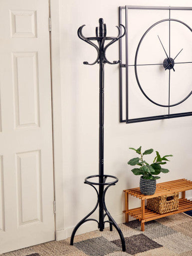 Black Finish Floor Standing Coat Stand | Kennedy