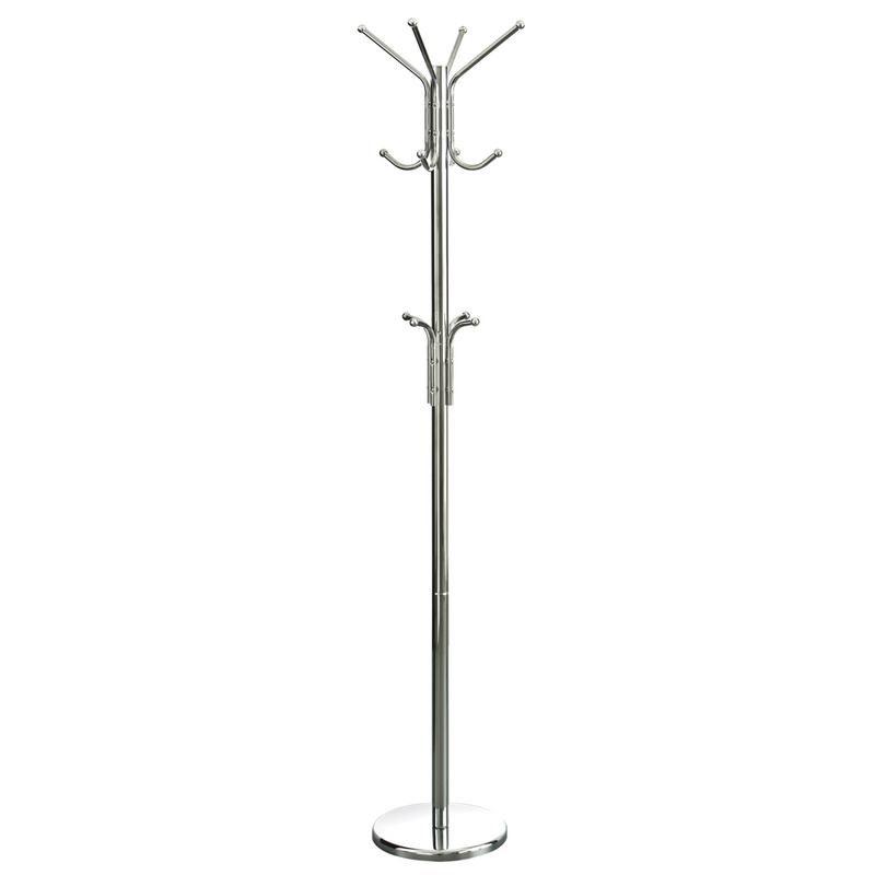 Floor Standing Chrome Coat Stand | Drew