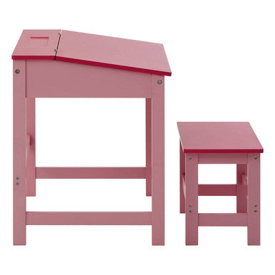 Children's Pink Desk and Stool | Jordan