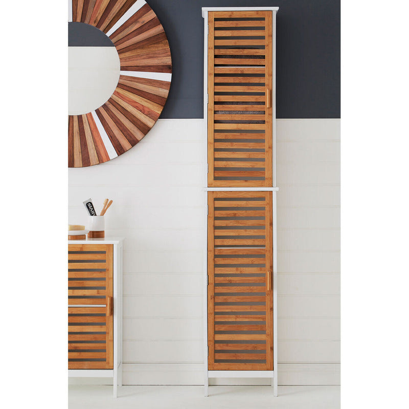 2 Single 4 Inner Shelves Standing Cabinet | Verdon