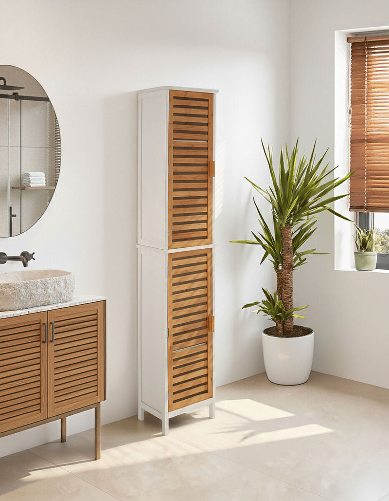 2 Single 4 Inner Shelves Standing Cabinet | Verdon