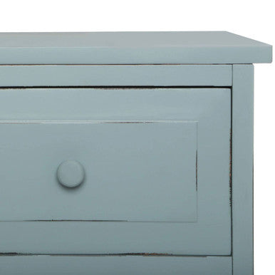 Grey Set of 2 Engineered Wood Bedside Tables with 2 Storage Drawers | Chatelet