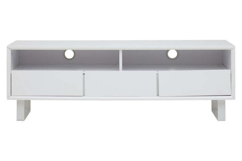 White High Gloss Media Cabinet | Moritz