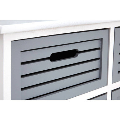 6 Grey Drawers Unit | Vermont