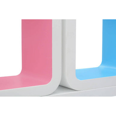 Set of Three Varied White | Wall Cubes