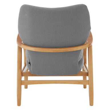 Grey Chair with Birchwood Frame | Stockholm