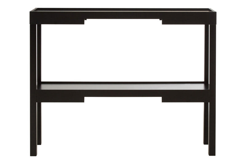 Black Console Table with Storage | Osaka